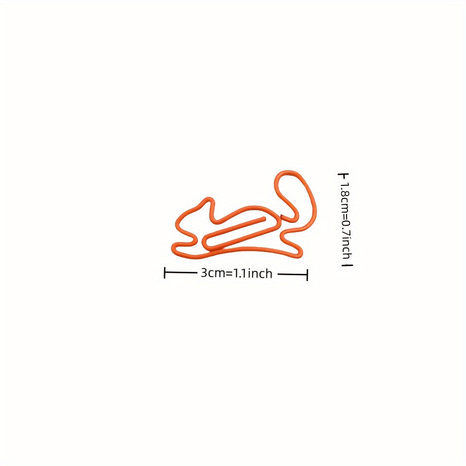 30pcs Animal Shaped Paper Clip Metal Creative Paper Clip