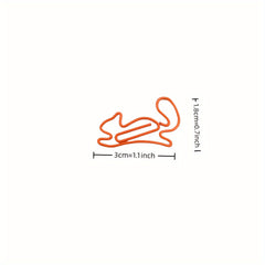 30pcs Animal Shaped Paper Clip Metal Creative Paper Clip