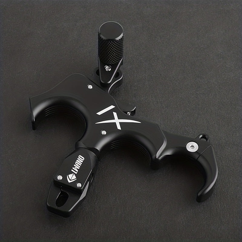 360 Degree Rotation Thumb Bow Release 3 4 Finger Aluminum Alloy