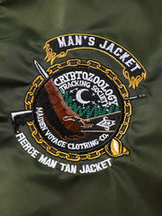 Men's Soft Shell Jacket Windproof with Bear Embroidery