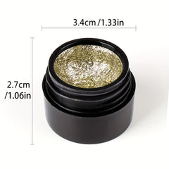 Glitter Nail Gel Polish Colorful Nail Art for Salon & Home