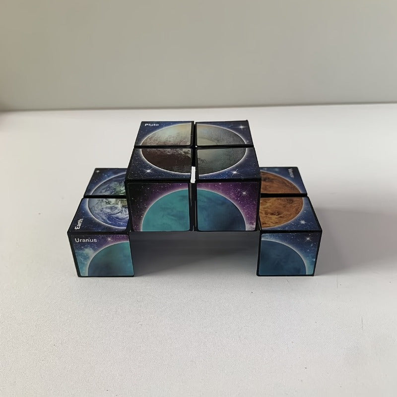 Infinite Transforming Cube Star Shaped Toy Educational Flip Puzzle
