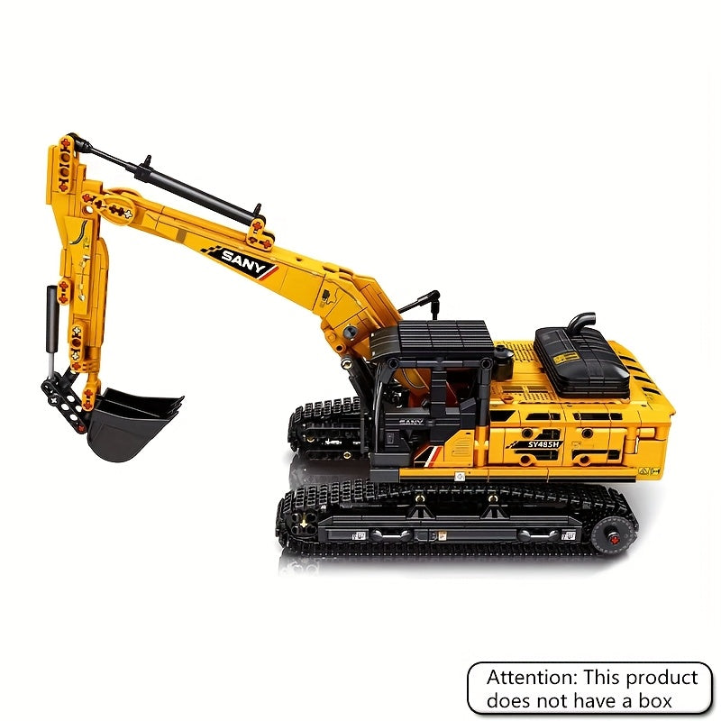Excavator Building Blocks Set DIY Construction Toy Educational Assembly Kit