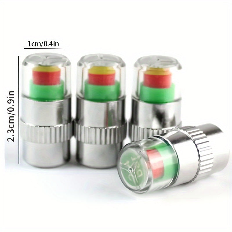 4pcs Car Tire Pressure Monitoring Valve Cap Sensor