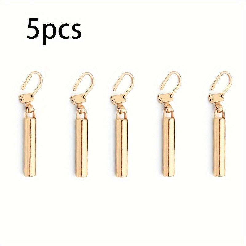 5 Detachable Zipper Pullers Repair Kits for Sewing Bags Down Jackets