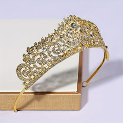 Rhinestone Crown Greek Goddess Style Crown Jewelry Headband