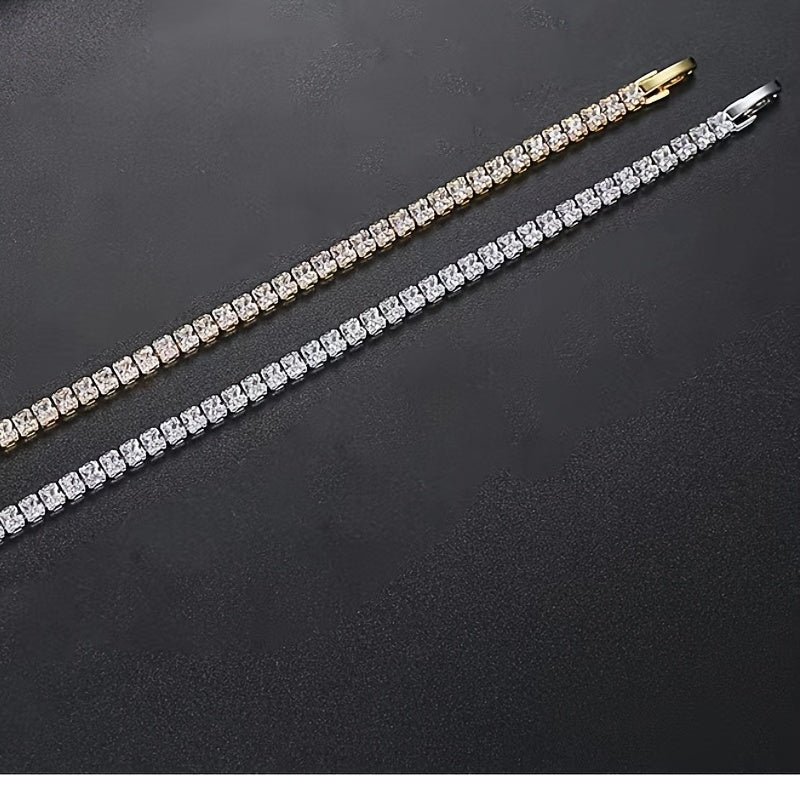 Single Row Zircon Holiday Style Women's Jewelry