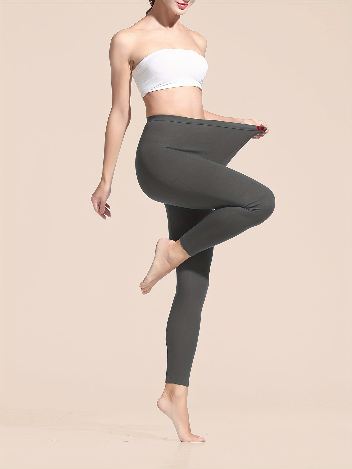 Soft Thermal Pants Slim Tights For Winter Women's Lingerie