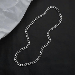 24IN Titanium Steel Cuban Chain - No Rust or Fading