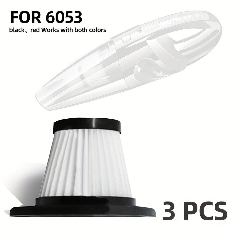 3pcs Vacuum Cleaner HEPA Filter Element Washable Healthy Accessory