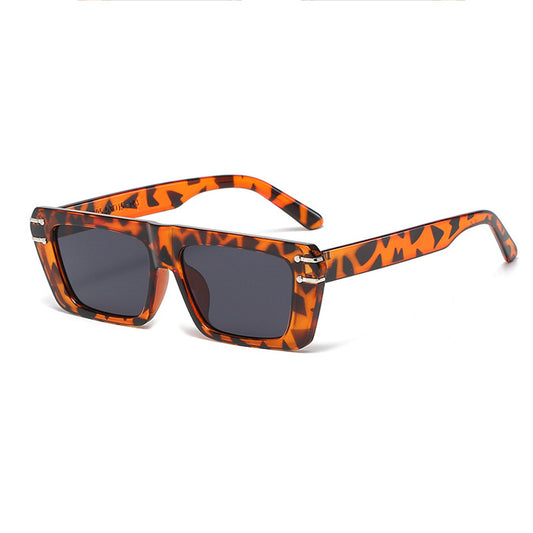 Vintage Oversized Rectangle Sunglasses For Women