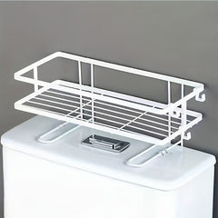 Bathroom Toilet Storage Shelf Organizer With Toilet Paper Holder