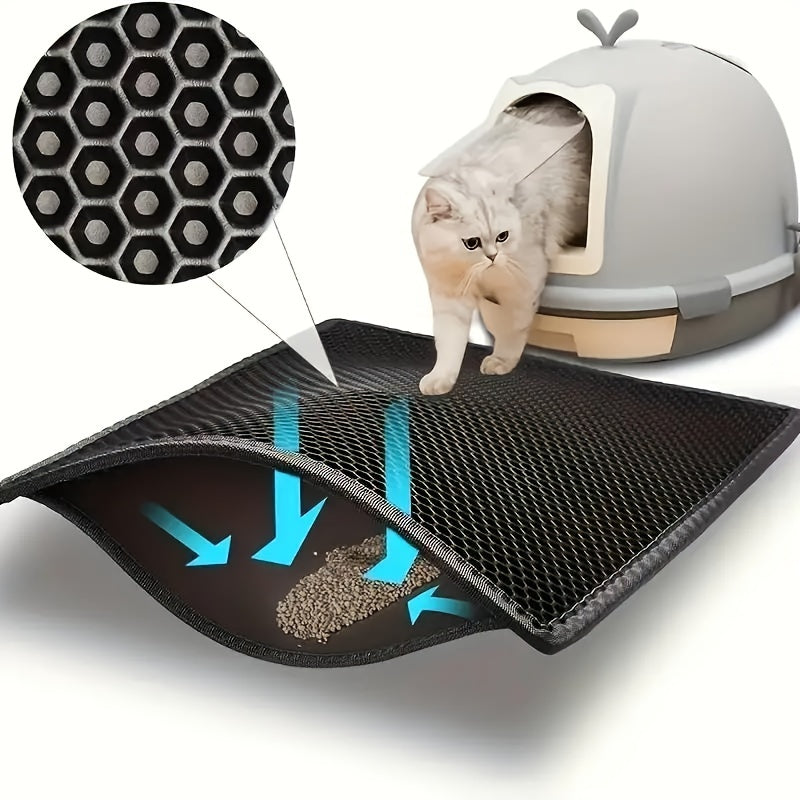 Waterproof Cat Litter Mat Leak Proof Trapping Mat Non Slip Backing