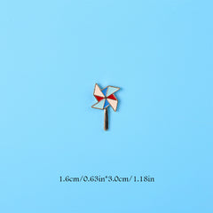 Girls Casual Rainbow Sunflower Pin Decorative Accessories