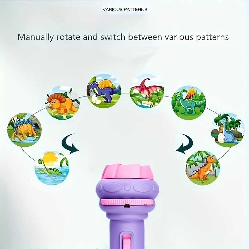 40 Patterns Projector Bedtime Fun Toy Dinosaur Ocean Numbers Fruits