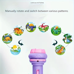 40 Patterns Projector Bedtime Fun Toy Dinosaur Ocean Numbers Fruits