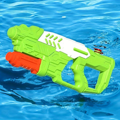 High Pressure Water Gun for Kids Colorful Green with Nozzles