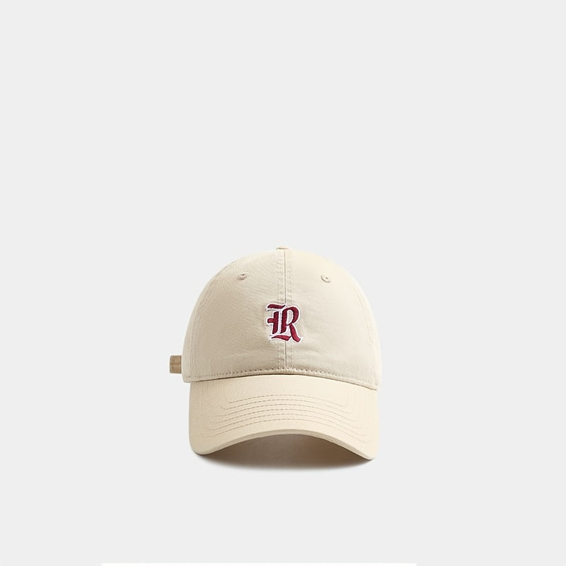 Embroidered Baseball Cap All Seasons Peaked Cap