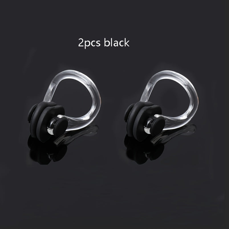 4pcs Swimming Nose Clips Soft Comfortable Aid Equipment Nose Plugs for Swimming