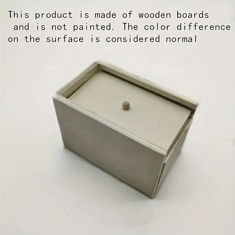 Spider Fright Thrill Wooden Box Prank Toy Gift