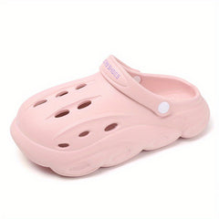 Men's Slip On Platform Clogs Unisex Hollow Out Beach Sandals