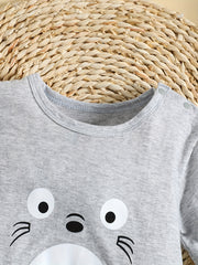 Cute Cartoon Print Baby Boy Romper