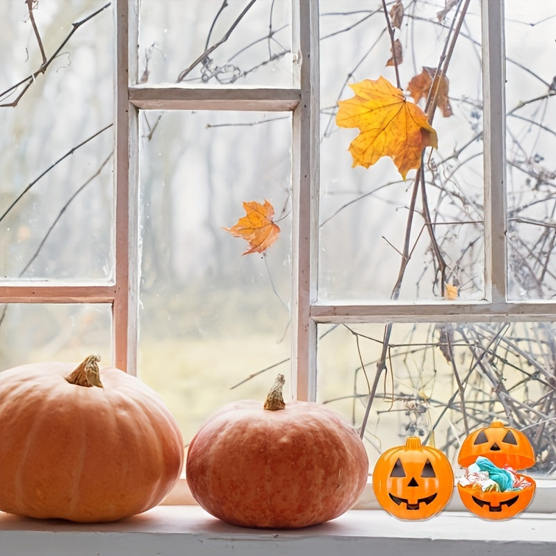 10pcs Pumpkin Candy Box Thanksgiving Surprise Gift Boxes Mini Pumpkin Storage