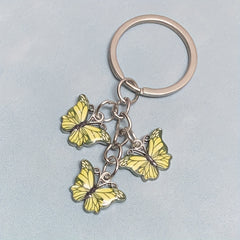 Colorful Butterfly Car Keychain