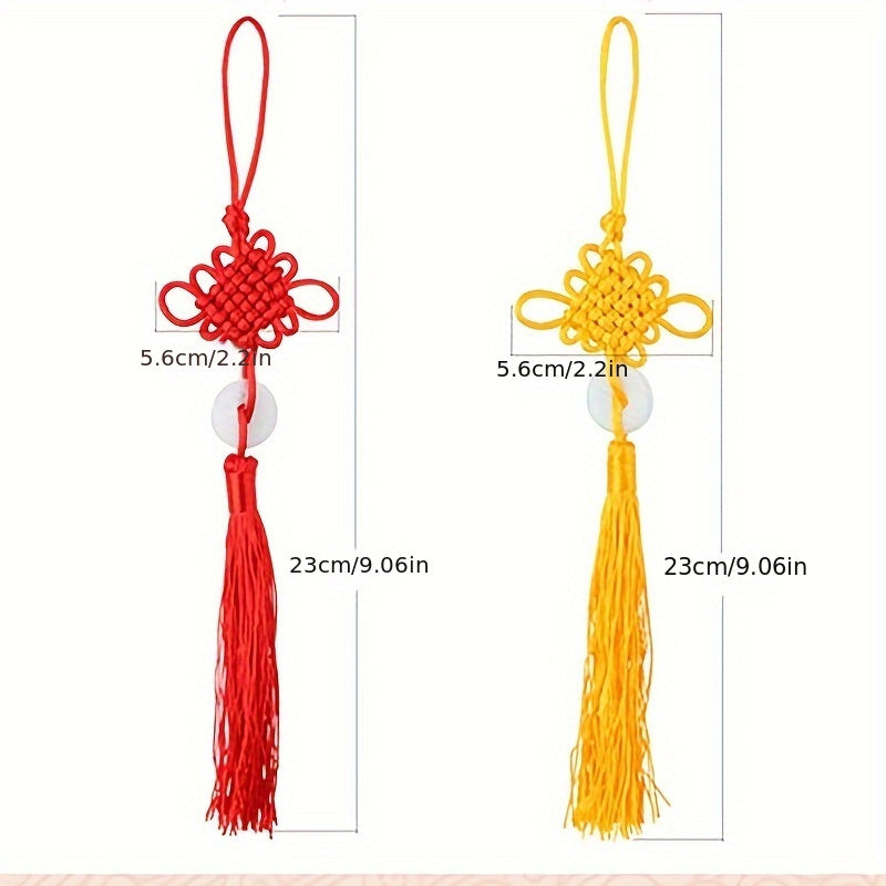 Red Knot Jade Tassel Year Decorations Spring Lantern