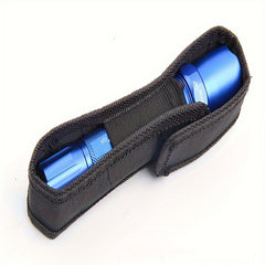 Nylon Flashlight Pouch Molle System Torch Holster Outdoor Use