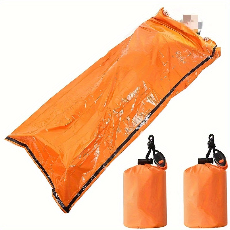2pcs Emergency Sleeping Bags Windproof Waterproof Anti Tearing