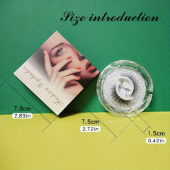 Reusable Adhesive False Eyelashes No Glue Lashes Easy to Apply