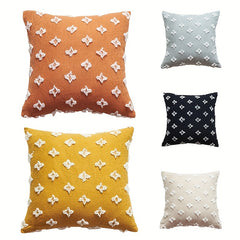 Cotton Tufted Small Stars Single Pillow Cover - Soft and Comfortable