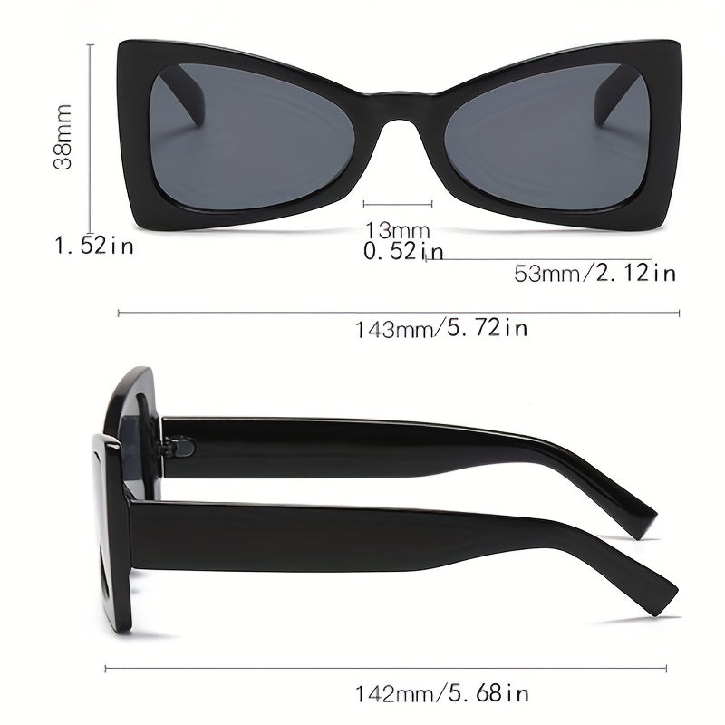 Y2K Triangle Sunglasses UV400 Anti Glare Glasses
