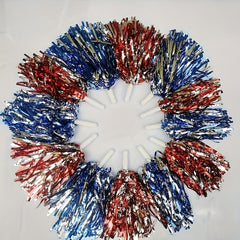 12pcs Cheering Poms Handheld Props Dancing Supplies