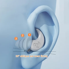 Solid Silicon Earplugs Waterproof for Swimming Diving