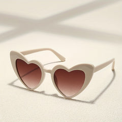 Y2K Heart Sunglasses For Women Men UV400 Sun Shades Glasses