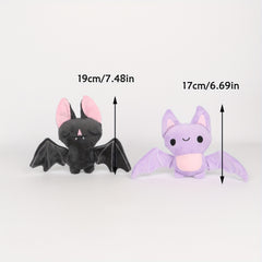 Mini Bat Plush Toy Purple Halloween Decor