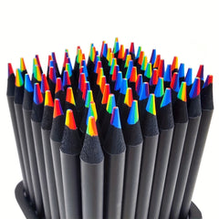 Rainbow Colored Pencil Pack of 8 - 7 Colors in 1 - School & Art