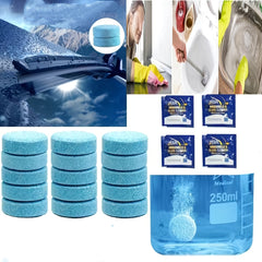 10pcs Household Cleaning Effervescent Tablet Toilet Kitchen Glass