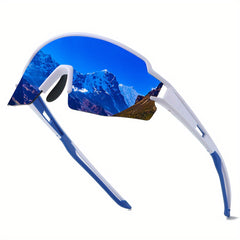Men's Big Frame Glasses Outdoor Sports Skiing Riding Sunglasses UV400