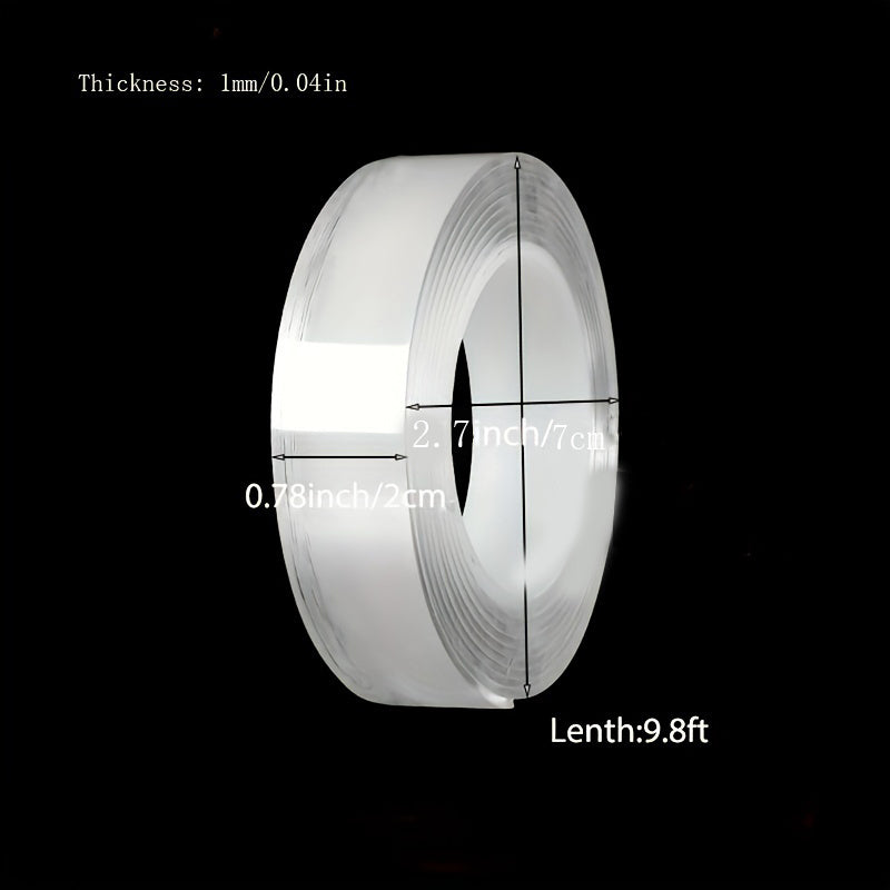 Nano Double sided Tape High Viscosity Washable Transparent Acrylic