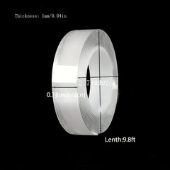 Nano Double sided Tape High Viscosity Washable Transparent Acrylic