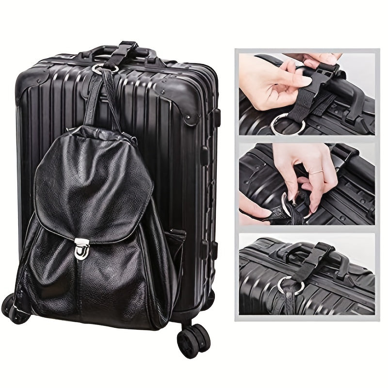 Portable Backpack External Strap with Release Buckle