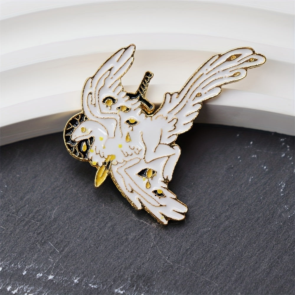Cartoon Dinosaur Novelty Brooch for Men