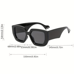 Y2K Square Sunglasses Candy Outdoor Shades Unisex Sunnies