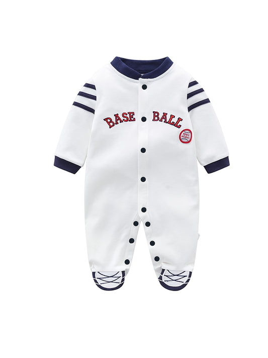 Baby Boys Long Sleeve Cotton Romper Jumpsuit Clothes