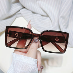 Large Square Sunglasses Jelly UV400 Sun Shades