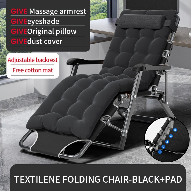 Recliner Folding Chair 2 in 1 Single Person Bed