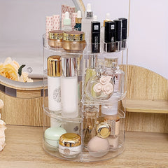360 Degree Rotating Makeup Organiser Cosmetic Storage Stand